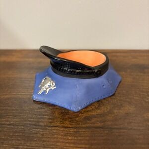 Princeton Gallery K9 Kaper Fine Porcelain Trinket Dish 1992 Handcrafted Mexico‎